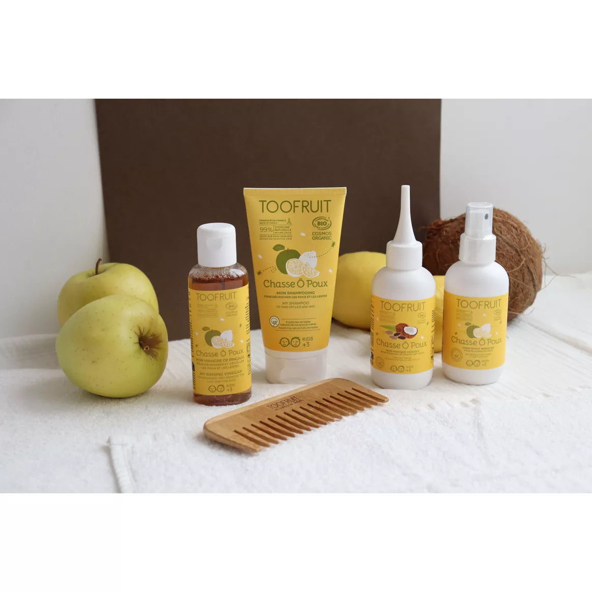 Coffret anti poux dès 3 ans ,naturel ,bio Fabrication Française + crème hydratante gratuite