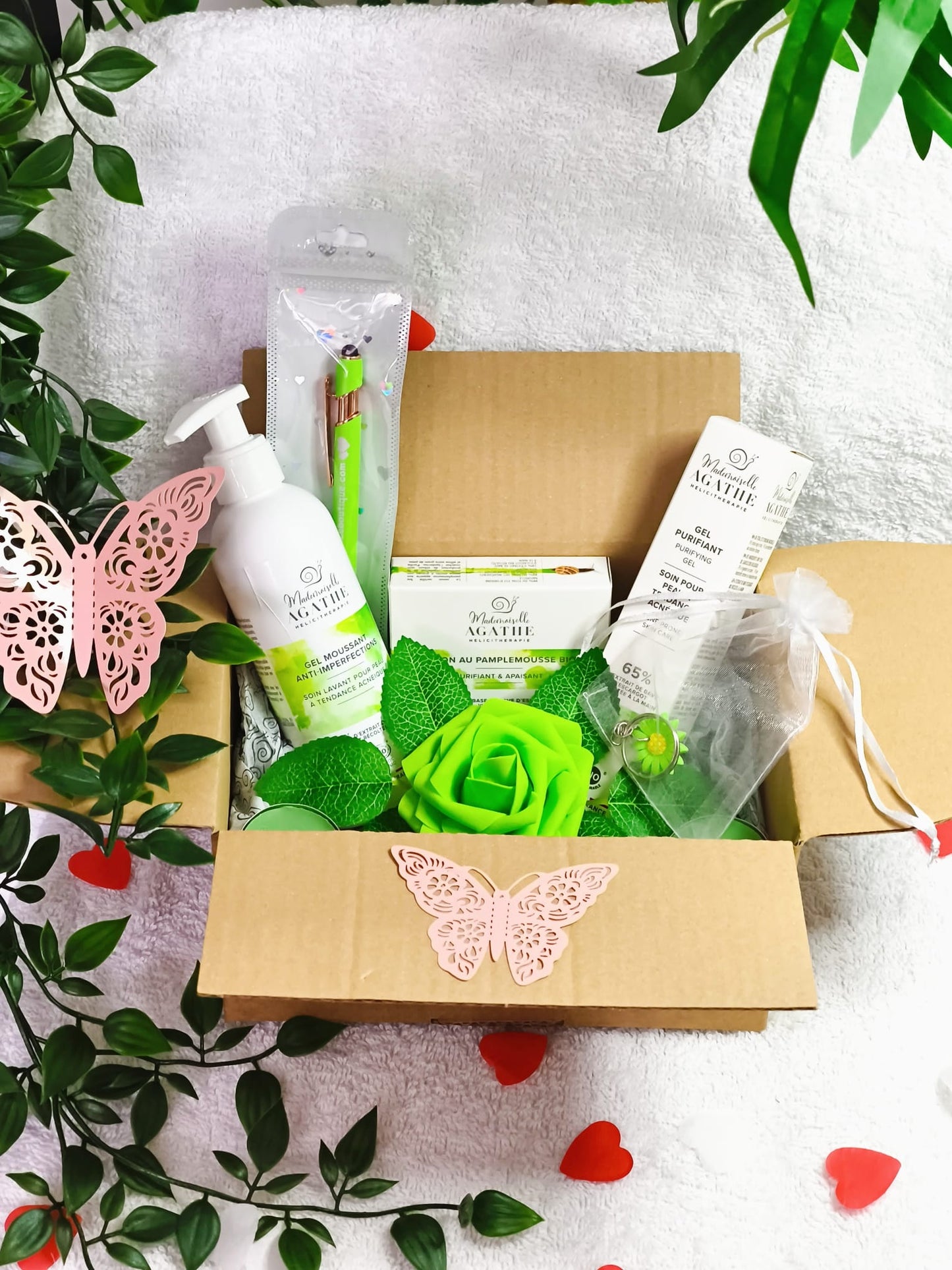Coffret anti acné bio à la bave d'escargot