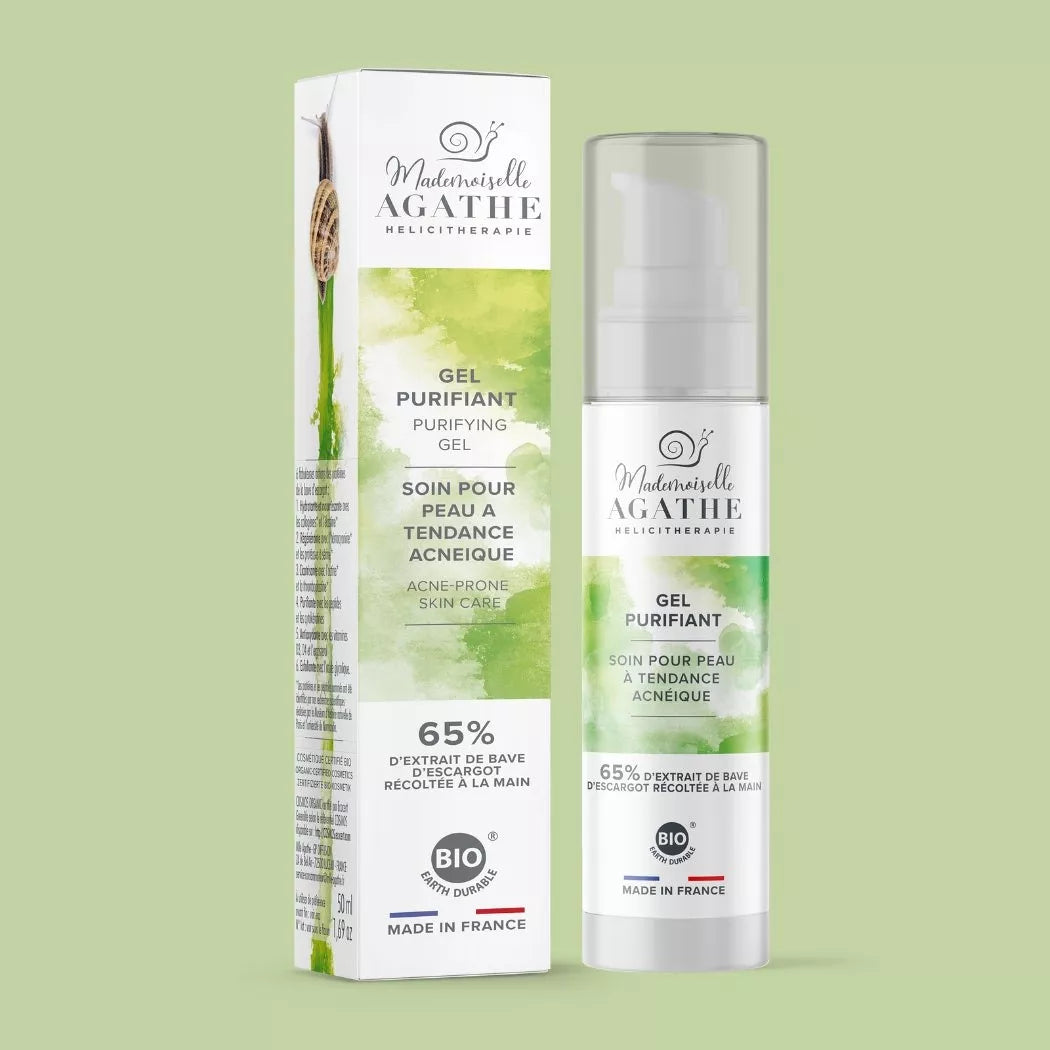 Coffret anti acné bio à la bave d'escargot