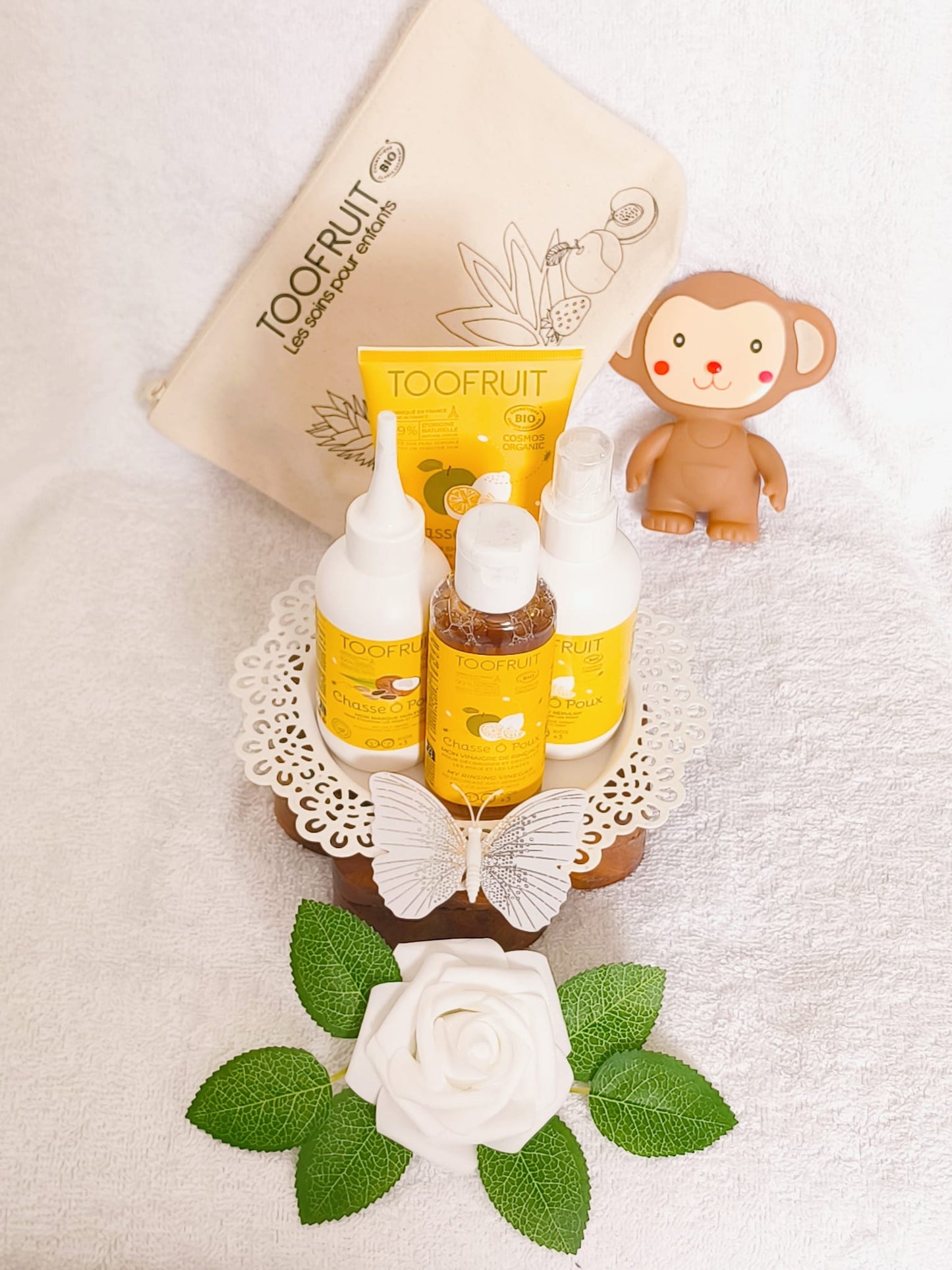 Coffret anti poux  dès 3 ans ,naturel ,bio Fabrication Française + crème hydratante gratuite