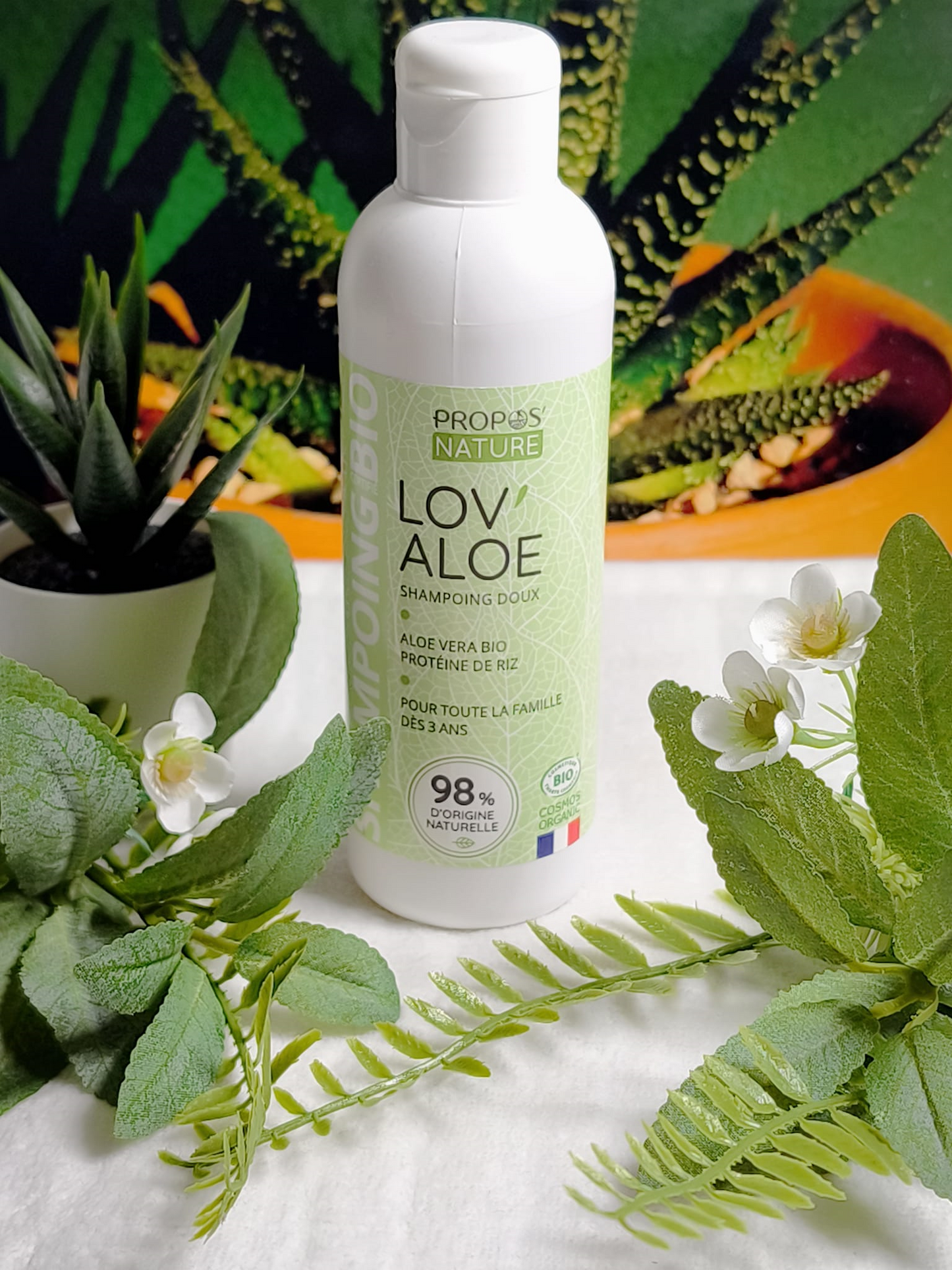 SHAMPOING A L'ALOE VERA BIO - LOV'ALOE BIO - 200ML